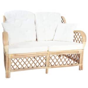 2-personers sofa rattan