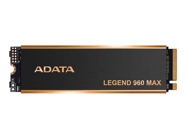 Adata Legend 960 Max - Ssd - 1 Tb - Intern - M.2 2280 - Pcie 4.0 X4 (Nvme) - 256-Bit Aes - Integreret Kølelegeme