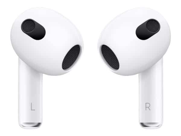 Apple Airpods With Lightning Charging Case - 3. Generation - Ægte Trådløse Øretelefoner Med Mik. - Ørespids - Bluetooth - Hvid