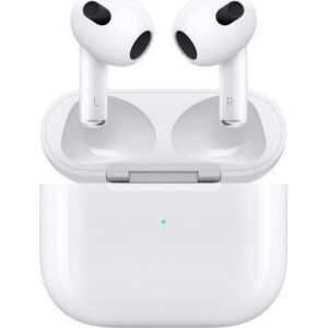 Apple Airpods With Lightning Charging Case - 3. Generation - Ægte Trådløse Øretelefoner Med Mik. - Ørespids - Bluetooth - Hvid