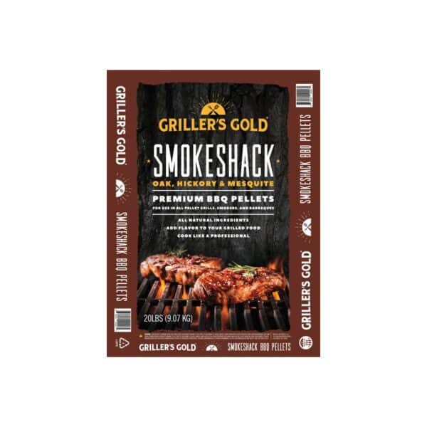 Griller's Gold Smokeshack Træpiller - 9 kg