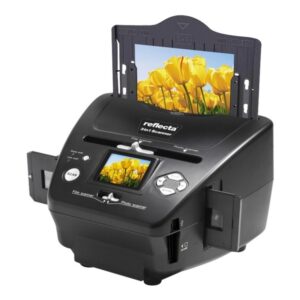 Reflecta 64220, 1800 X 1800 Dpi, 24 Bit, Film/Slide Scanner, Sort, Lcd, 6,1 Cm (2.4") Læser Max 32 Gb. Hukommelses Kort.