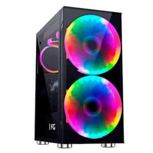 Føniks Banshee II Færdigsamlet Gamer Computer - Intel i5 10400F - 16GB DDR4 - GeForce RTX 3050 6GB - 1000GB SSD M.2 - Windows 11 installeret og køreklar