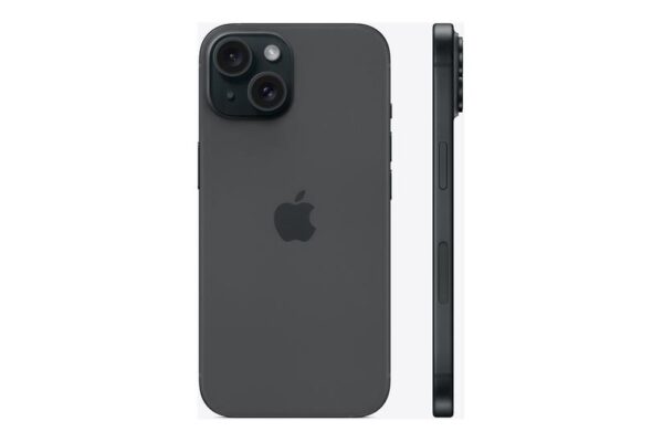 Apple iPhone 15 - sort - 5G smartphone - 128 GB - GSM