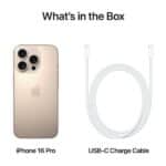 Apple iPhone 16 Pro - ørken titanium - 5G smartphone - 512 GB - GSM
