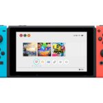 Nintendo Switch with Neon Blue and Neon Red Joy-Con - Spilkonsol - sort, neonrød, neonblå