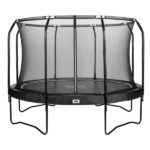 Salta Trampolin Premium Black Edition Ø427 cm, sort inkl. sikkerhedsnet