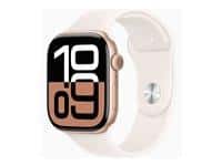 Smartwatch Apple Watch Series 10 GPS 46 mm roseguld/lyserød (M/L)