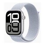 Smartwatch Apple Watch Series 10 (GPS) 46 mm sølvaluminium, Sportsløkke Blå Sky