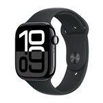 Smartwatch Apple Watch Series 10 GPS 46 mm sort aluminium med sportsbånd (S/M)