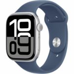 Smartwatch Apple Watch Series 10 - blå/sølv, 46 mm