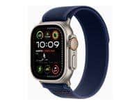 Smartwatch Apple Watch Ultra 2 49 mm titanium natur Trail Loop blå M/L