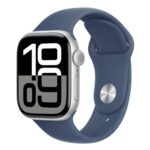 Apple Watch Series 10 smartwatch 46 mm - blå/sølv, 1,81"