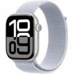 Apple Watch Series 10 smartwatch - Blå/Sølvfarvet, 46 mm