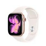 Smartwatch Apple Watch Series 11 42 mm roseguld, lyserødt sportsbånd (GPS)