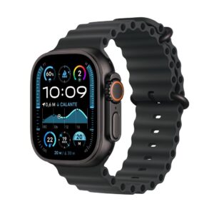 Smartwatch Apple Watch Ultra 2 GPS + Cellular 49 mm sort titanium med sort Ocean-rem